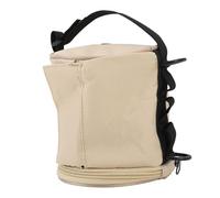 Restokki Hanging Toilet Paper Holder Oxford Cloth Pearl Cotton Portable Tissue Roll Dispenser for Outdoor Hiking Camping (Khaki)