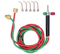 Restokki Mini Gas Torch, Metallic Copper Material Welding Soldering Kit Soldering Torches, Durable High Temperature Welding Gas Torch Soldering