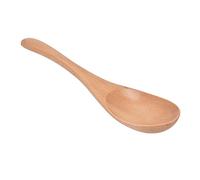 Restokki Mini Wooden Spoon Small Teaspoon Heat Resistance Durable Strong Kitchen Cooking Utensil Tool for Household(19cm)