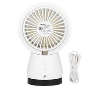 Restokki Portable Fan Rechargeable, Electric Negative Ion Air Purification Fan Desktop Table Cooling Fan USB Powered for Home Office Car