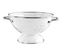 Reston Lloyd 18300 1 qt Calypso Basics, 1 Quart Colander, White, Alloy Steel