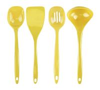 Reston Lloyd 81201 Calypso Basics 4pc Melamine Utensil Set, Lemon