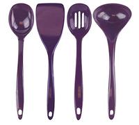 Reston Lloyd 81502 Melamine Utensil Set, Plum