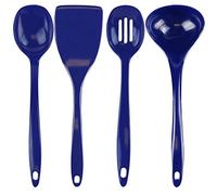 Reston Lloyd Calypso Basics by Melamine Utensil Set, 4-Piece, Indigo