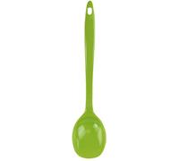 Reston Lloyd Cooking Spoon for Serving, Basting, Mixing, Heat Resistant, BPA Free Melamine 11 Inch Utensil with Ergonomic Handle, Lime