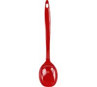 Reston Lloyd Cooking Spoon for Serving, Basting, Mixing, Heat Resistant, BPA Free Melamine 11 inch Utensil with Ergonomic Handle, Red