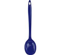 Reston Lloyd Cooking Spoon for Serving, Basting, Mixing, Heat Resistant, BPA Free Melamine 11 Utensil with Ergonomic Handle, Indigo