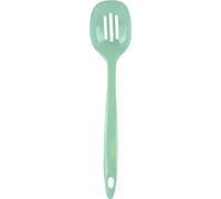 Reston Lloyd Melamine Slotted Spoon Kitchen Premium Quality Utensil with Heat Resistant Ergonomic Handle Durable BPA-Free Plastic, Seafoam