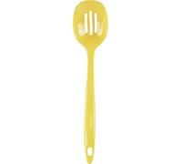 Reston Lloyd Melamine Slotted Spoon Kitchen Premium Quality Utensil with Heat Resistant Ergonomic Handle Durable BPA-Free Plastic, Lemon
