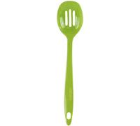 Reston Lloyd Melamine Slotted Spoon Kitchen Utensil, Premium Quality Utensil with Heat Resistant Ergonomic Handle, Durable BPA-Free Plastic, 11.5 inch Long, One Piece, Lime
