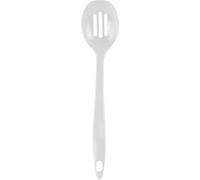 Reston Lloyd Melamine Slotted Spoon Kitchen Premium Quality Utensil with Heat Resistant Ergonomic Handle Durable BPA-Free Plastic, White