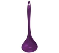 Reston Lloyd Melamine Soup Ladle Kitchen Premium Quality Utensil with Heat Resistant Ergonomic Handle Durable BPA-Free Plastic, Plum