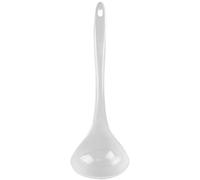Reston Lloyd Melamine Soup Ladle Kitchen Premium Quality Utensil with Heat Resistant Ergonomic Handle Durable BPA-Free Plastic, White