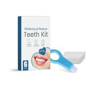 Restorative Dental Kit: Tooth Cleaning and Whitening Sponge Cleaner with 6 Pieces