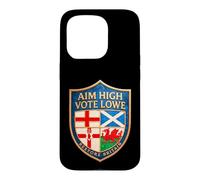 RESTORE BRITAIN - Aim High Vote Lowe Shield, Rupert Lowe Case for iPhone 15 Pro