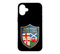 RESTORE BRITAIN - Aim High Vote Lowe Shield, Rupert Lowe Case for iPhone 16 Plus