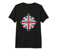 Restore Britain British Patriots Proud GB AIM HIGH Vote Lowe Premium T-Shirt