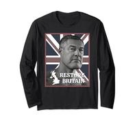 Restore Britain - British Political Party Leader Rupert Lowe Long Sleeve T-Shirt