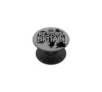 Restore Britain - Graffiti Flag UK Conservative Grunge PopSockets Adhesive PopGrip