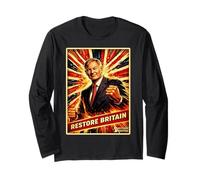 Restore Britain - Party of Proper Government, Rupert Lowe Long Sleeve T-Shirt