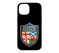 RESTORE BRITAIN Party - Rupert Lowe & United Kingdom Shield Case for iPhone 14