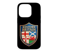 RESTORE BRITAIN Party - Rupert Lowe & United Kingdom Shield Case for iPhone 14 Pro