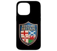 RESTORE BRITAIN Party - Rupert Lowe & United Kingdom Shield Case for iPhone 14 Pro Max