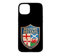 RESTORE BRITAIN Party - Rupert Lowe & United Kingdom Shield Case for iPhone 15 Plus