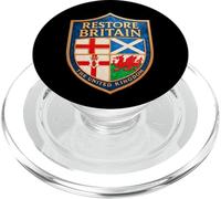 RESTORE BRITAIN Party - Rupert Lowe & United Kingdom Shield PopSockets PopGrip for MagSafe
