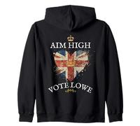 RESTORE BRITAIN PATRIOTS BRITISH PROUD GB AIM HIGH VOTE LOWE Zip Hoodie