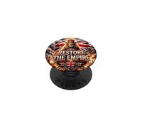 RESTORE BRITAIN - Restore The Empire, British Royal Lion PopSockets Adhesive PopGrip
