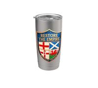 Restore Britain - Restore The Empire Shield and Rupert Lowe Stainless Steel Insulated Tumbler