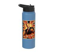Restore Britain - The Lion is Awake, Support Rupert Lowe Stainless Steel Insulated Water Bottle