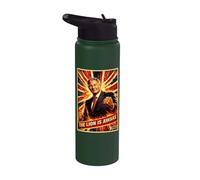 Restore Britain - The Lion is Awake, Support Rupert Lowe Stainless Steel Insulated Water Bottle