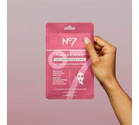 No 7 Restore & Renew FACE & NECK MULTI ACTION Serum Boost Sheet Mask