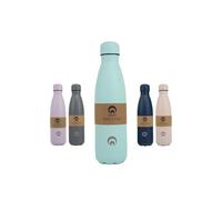 Restore Stainless Steel Water Bottle, Roam Reusable Leakproof BPA Free Flask, Vacuum Insulated Multi Colour Selection Metal Travel Bottle for Hot/Cold Beverages (Mint, 500ml)