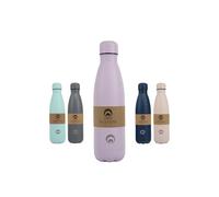 Restore Stainless Steel Water Bottle, Roam Reusable Leakproof BPA Free Flask, Vacuum Insulated Multi Colour Selection Metal Travel Bottle for Hot/Cold Beverages (Lilac, 500ml)