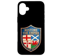 RESTORE THE EMPIRE - RESTORE BRITAIN and Rupert Lowe Shield Case for iPhone 16 Plus