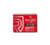 Restoria Grey Reducing STYLING WAX for Men | Colour Restorer Wax with Gradual Grey Coverage | Workable Hold & Styling Control for Natural Looking, Fuller Hair | Vegan | 125ml