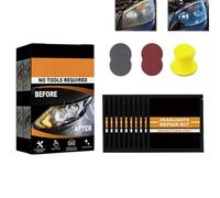 Restowipes Headlight Restoration Kit, Resto Wipes, Automotive Headlamp Restoration Fluid Kit, for Oxidized, Yellowed, Foggy Lenses, for All Vehicle Types (1PCS)