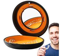 Restraint Case with Mirrors,Restraint Case | Shoulder Strap Case, Night Protective Case, Container Storage Rack,Partial Mouth Protection Case Retainer Organizer, Conten