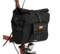 Restrap City Loader Handlebar Bag 20 L - Black, Bag for Brompton Medium