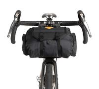 Restrap | Large Bar Bag | Bike Handlebar Bag | Black | WildBounds UK 17L