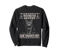 Restricted Access 3am Thoughts Only Insomniac Funny Gifts Sweatshirt