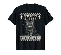 Restricted Access 3am Thoughts Only Insomniac Funny Gifts T-Shirt