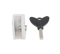 Restrictor Anti-Theft Adjustable Aluminum Alloy Cabinet Lock Window Child Protection(Black-10mm)