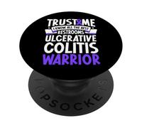 Restroom Expert - Colitis Fighter Life PopSockets Adhesive PopGrip