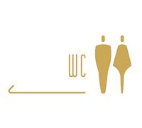 Restroom sign Brass Complete Set - Men's Women's Disabled WC Sign with Arrow Figure Modern Bathroom Door Signage(D)