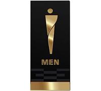 Restroom sign, Men's and Women's Restroom Signs, Bathroom Door, Toilet Wall Decor, 3D Acrylic Unisex (A)(B)