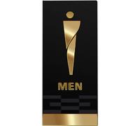 Restroom sign, Men's and Women's Restroom Signs, Bathroom Door, Toilet Wall Decor, 3D Acrylic Unisex (F)(B)